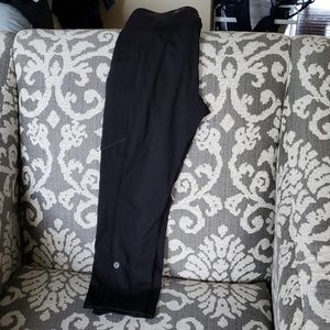 Lululemon Speed Up Black Crop Size 6